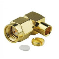 Кутовий SMA-male RG141 RG402 пайка