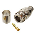Разъем N female для кабеля RG-8 (RG213) обжим