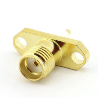 Фланец SMA-female PCB 2 отвори