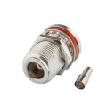 Корпусный N-female для кабеля RG174 RG316 LMR100 Bulkhead