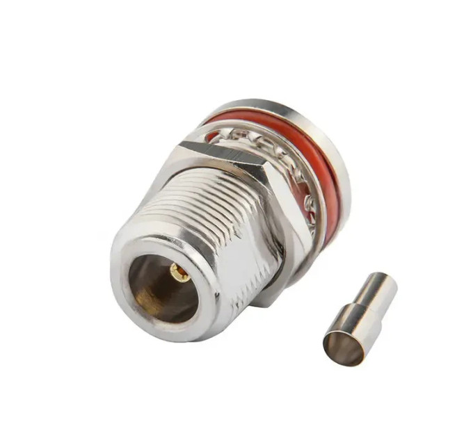 Корпусный N-female для кабеля RG174 RG316 LMR100 Bulkhead