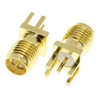 Разъем RP-SMA female на друковану плату PCB