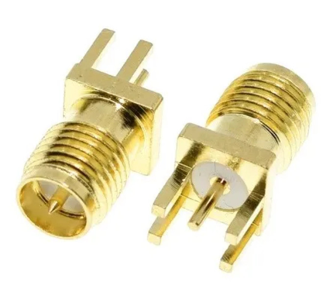Разъем RP-SMA female на друковану плату PCB