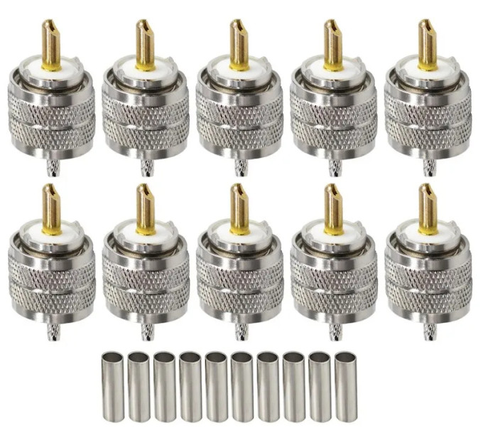 Разъем UHF male для кабеля RG316 RG174