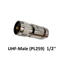 Разъем UHF-Male (PL259) на кабель 1/2" Standart