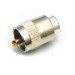 Разъем UHF male для кабеля RG 8 (RG213) пайка