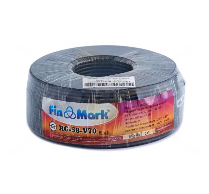 Абонентский коаксиальный кабель FinMark RG-58-V70
