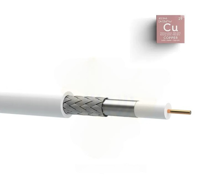 Кабель коаксиальный Одескабель F690 Cu (медь) 100 м