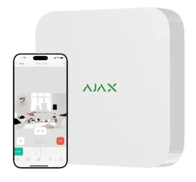Видеорегистратор Ajax NVR (8ch) (8EU) white