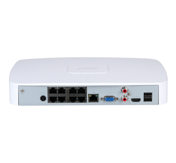 Видеорегистратор Dahua DHI-NVR2108-8P-I2 8-канальный 1U PoE WizSense