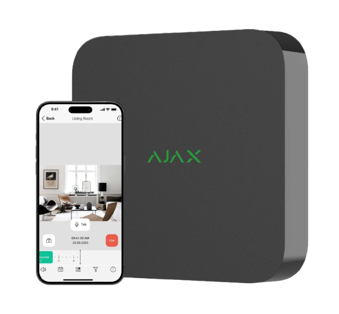 Видеорегистратор Ajax NVR (16ch) (8EU) black