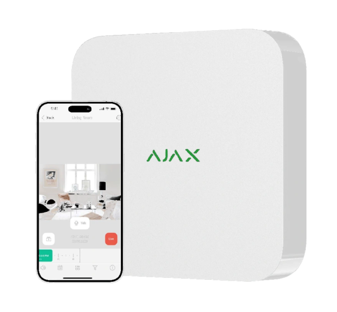 Видеорегистратор Ajax NVR (16ch) (8EU) white