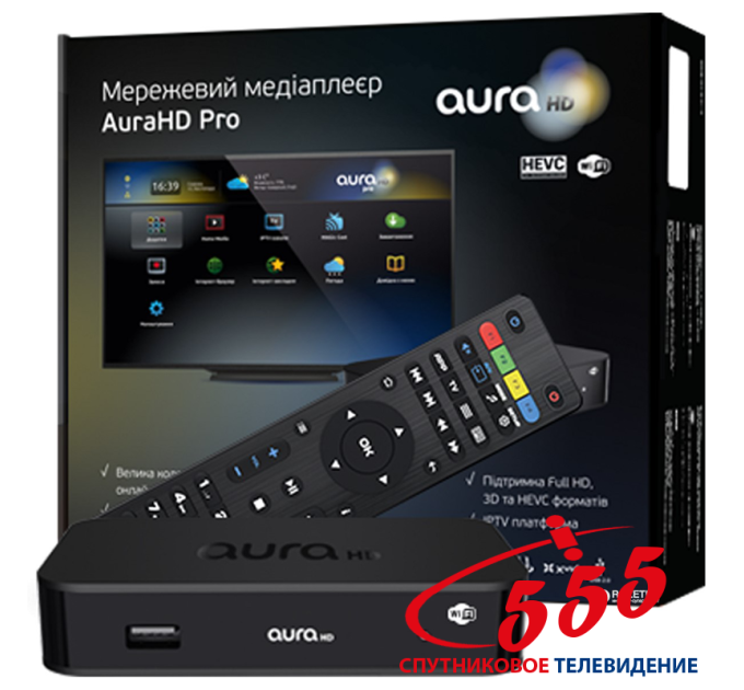 Smart TV приставка Aura HD Pro