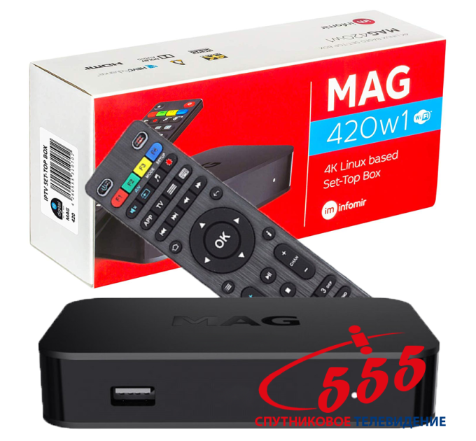 4K Smart TV приставка MAG 420W1