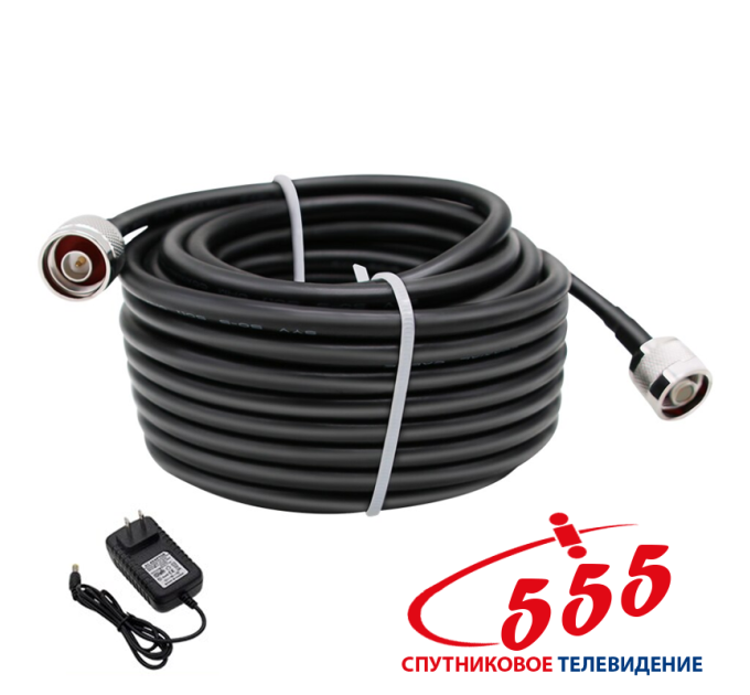 Бюджетный комплект для усиления сигнала 2G/4G 900/1800 Мгц