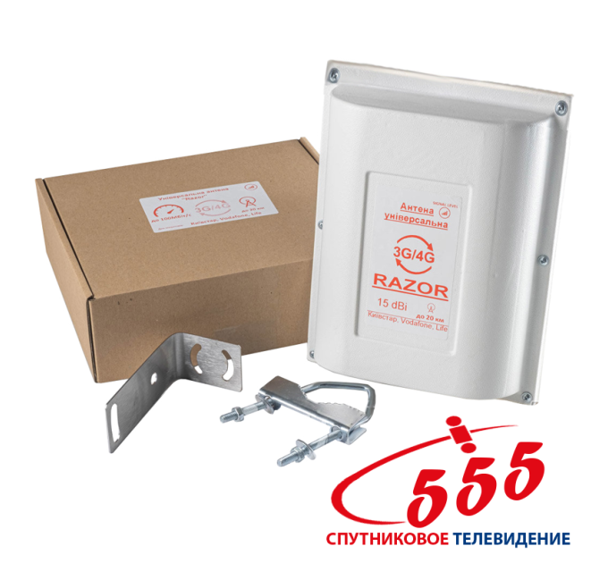 Панельная 3G/4G антенна Razor 15 dBi (1700-2200 МГц)