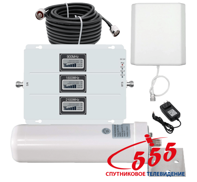 Премиум комплект для усиления мобильной связи 2G/3G/4G