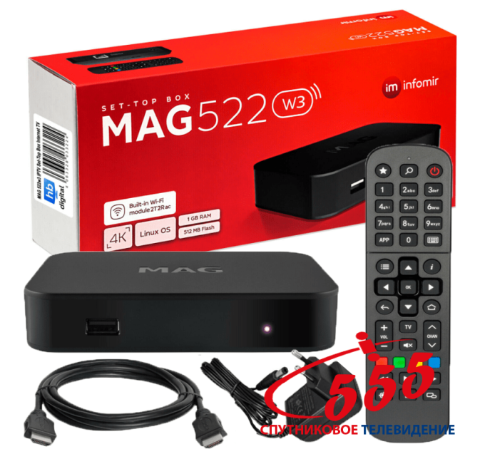 4K Smart TV приставка MAG 522w3
